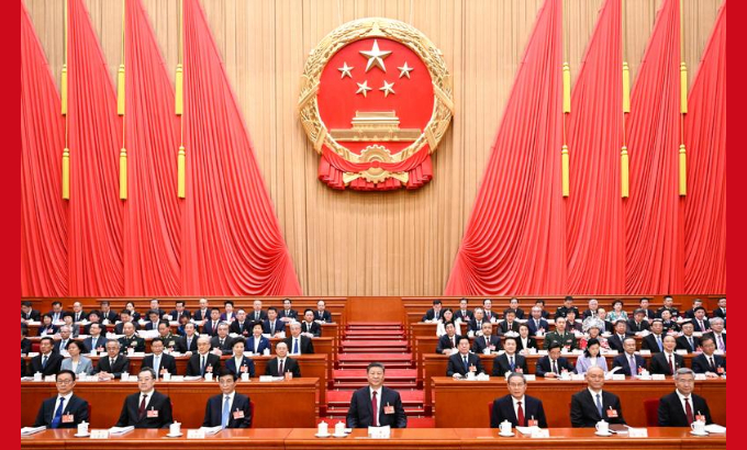十四届全国人大三次会议在京开幕