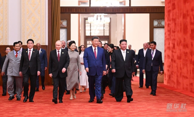 纪念中国人民抗日战争暨世界反法西斯战争胜利80周年招待会隆重举行