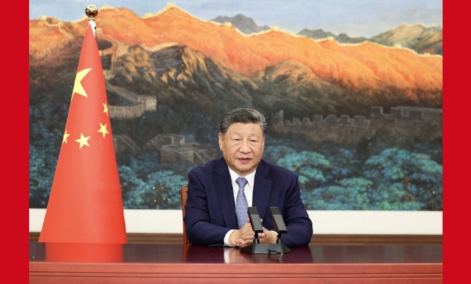 习近平在联合国气候变化峰会发表视频致辞