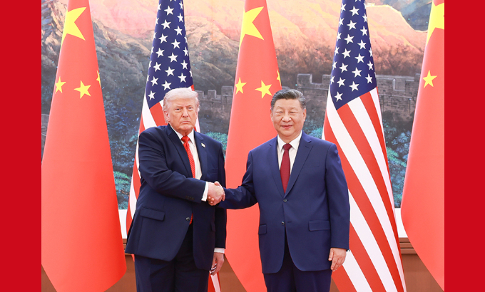习近平同美国总统特朗普会谈